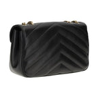 Saint Laurent Black Lamb Ovis Aries Aries Shoulder Bag