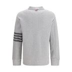 Thom Browne Gray Cotton Polo Shirt