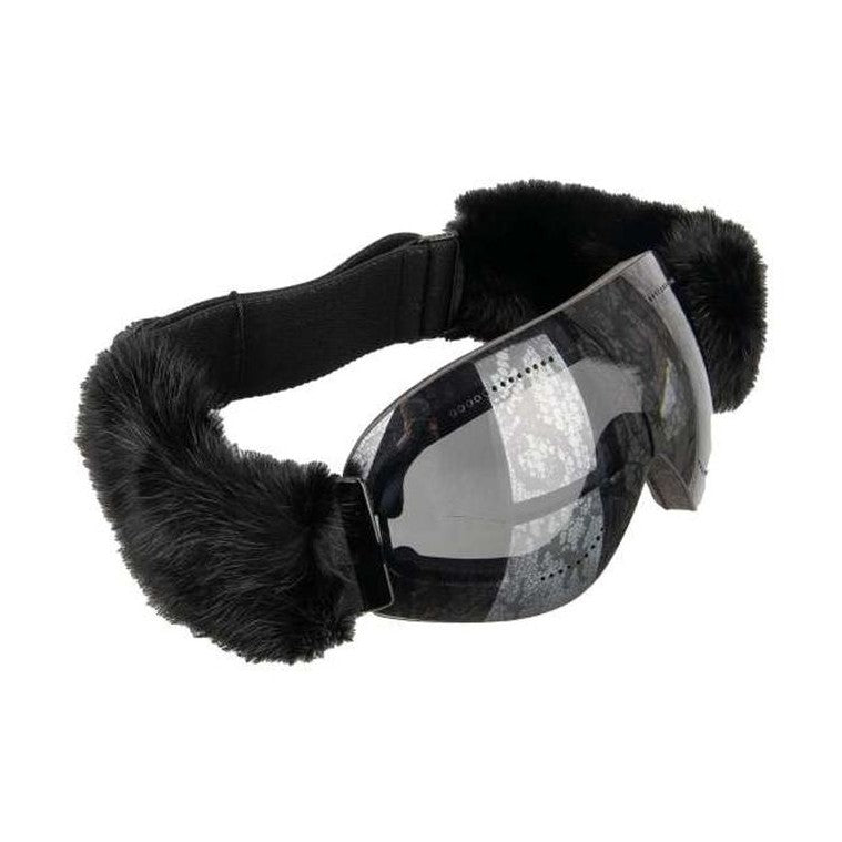 Dolce & Gabbana Black Fur Sunglasses