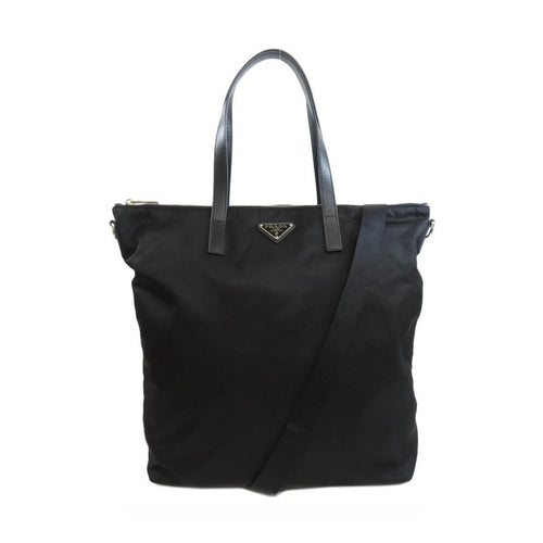 Prada Black Nylon Tote Bag