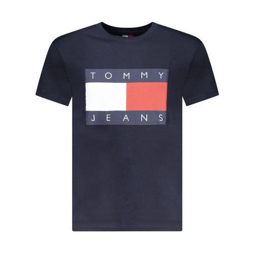Tommy Hilfiger Blue Cotton Men's T-Shirt