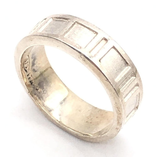 Tiffany & Co. Atlas Ring, SV925, 4.5g, US Size 5