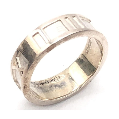 Tiffany & Co. Atlas Ring, SV925, 4.5g, US Size 5