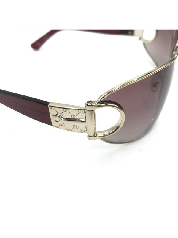 Gucci Aviator Horsebit Sunglasses With Tinted Lenses