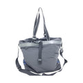 Bottega Veneta Black And Blue Nylon Convertible Tote