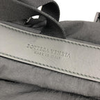 Bottega Veneta Black And Blue Nylon Convertible Tote