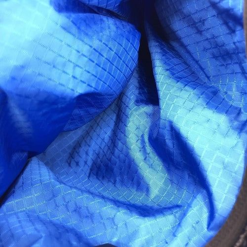 Bottega Veneta Black And Blue Nylon Convertible Tote