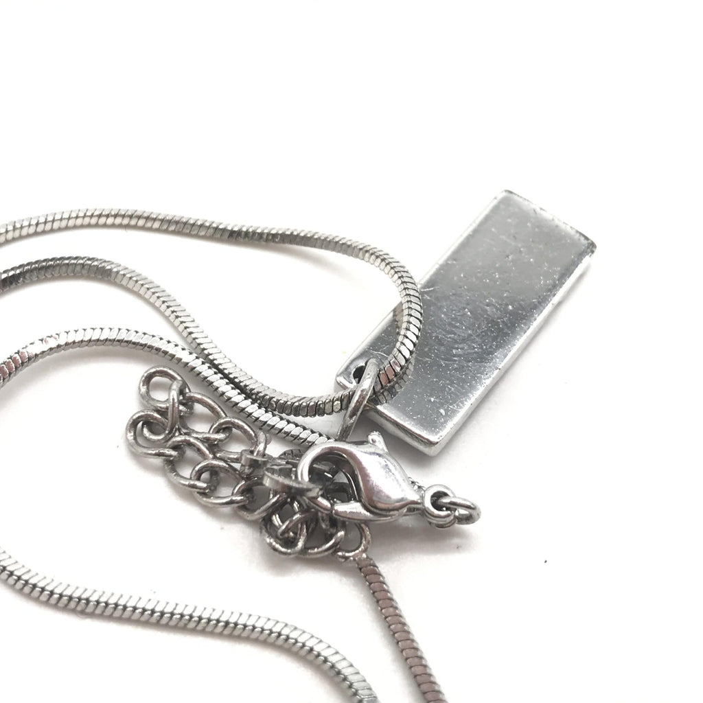 Christian Dior Blue Trotter Pendant Necklace