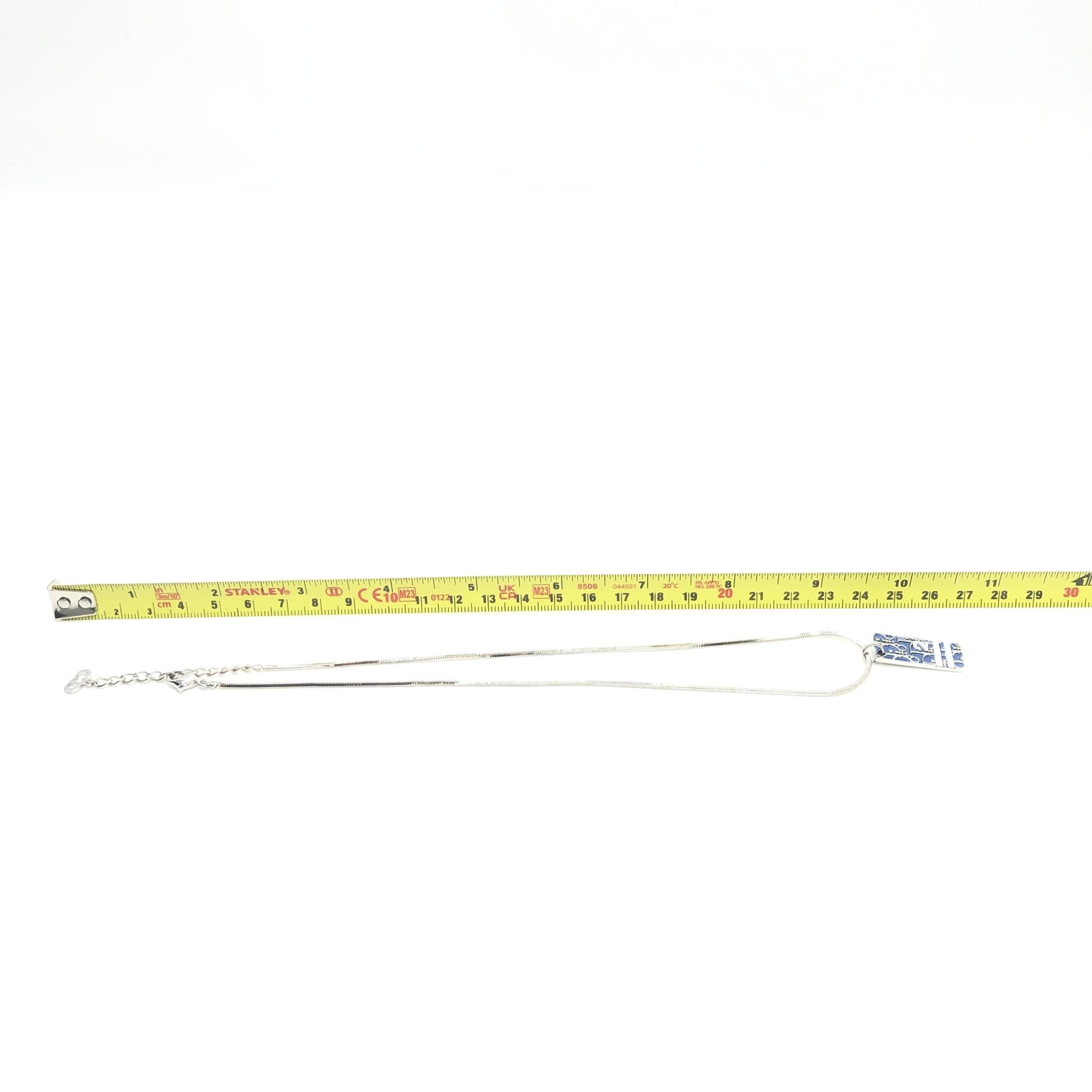 Christian Dior Blue Trotter Pendant Necklace