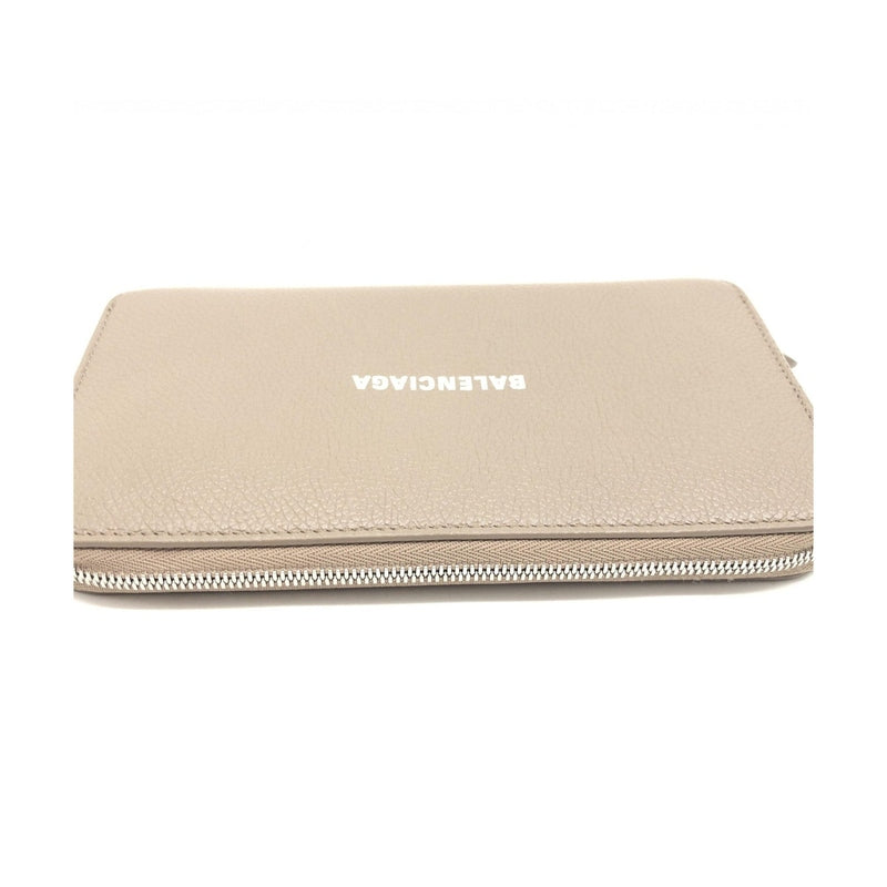 Balenciaga Calfskin Zip Around Wallet