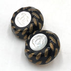 Chanel CC Button Clip-On Earrings