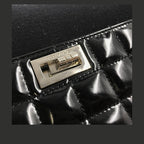 Chanel Chocolate Bar Patent Leather Shoulder Bag