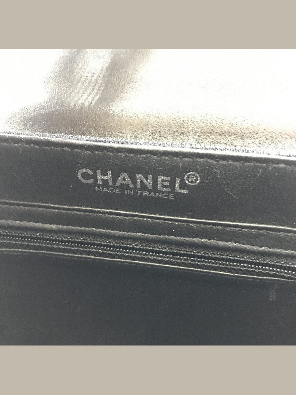 Chanel Chocolate Bar Patent Leather Shoulder Bag