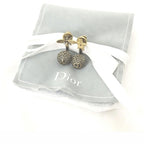 Christian Dior Crystal Embellished Metal Bee Earrings