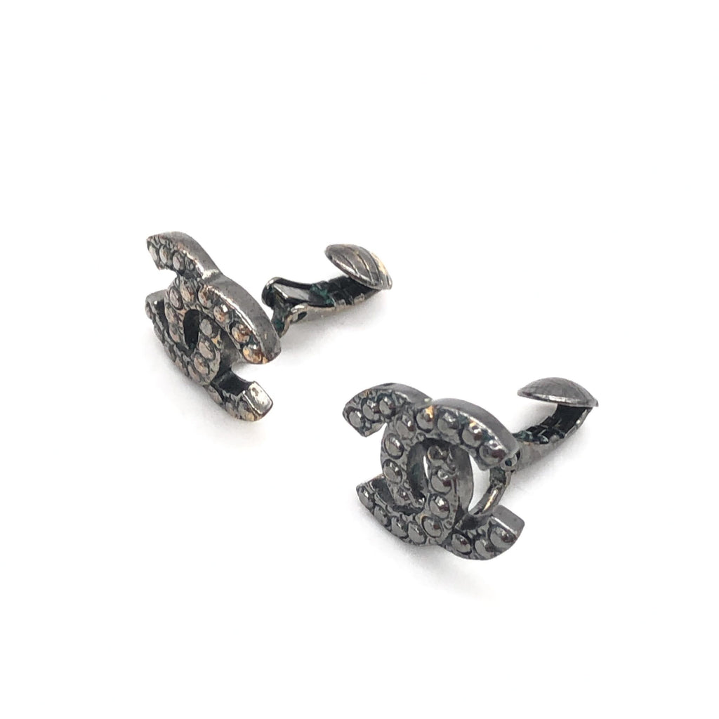 Chanel Coco Mark Rhinestone Earrings