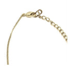 Christian Dior Dolphin Motif Rhinestone Gold Plated Necklace