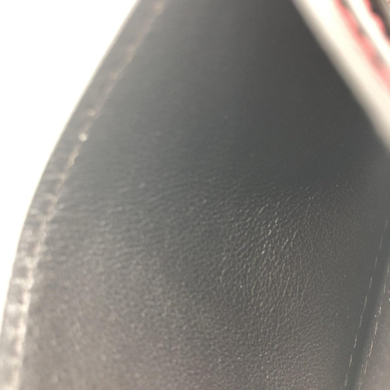 Gucci GG Supreme Card Case In Burgundy