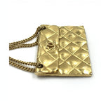Chanel Gold Plated Bag Motif Brooch