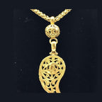 Chanel Gold Plated Coco Mark Necklace