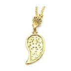 Chanel Gold Plated Coco Mark Necklace