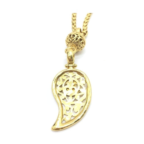 Chanel Gold Plated Coco Mark Necklace
