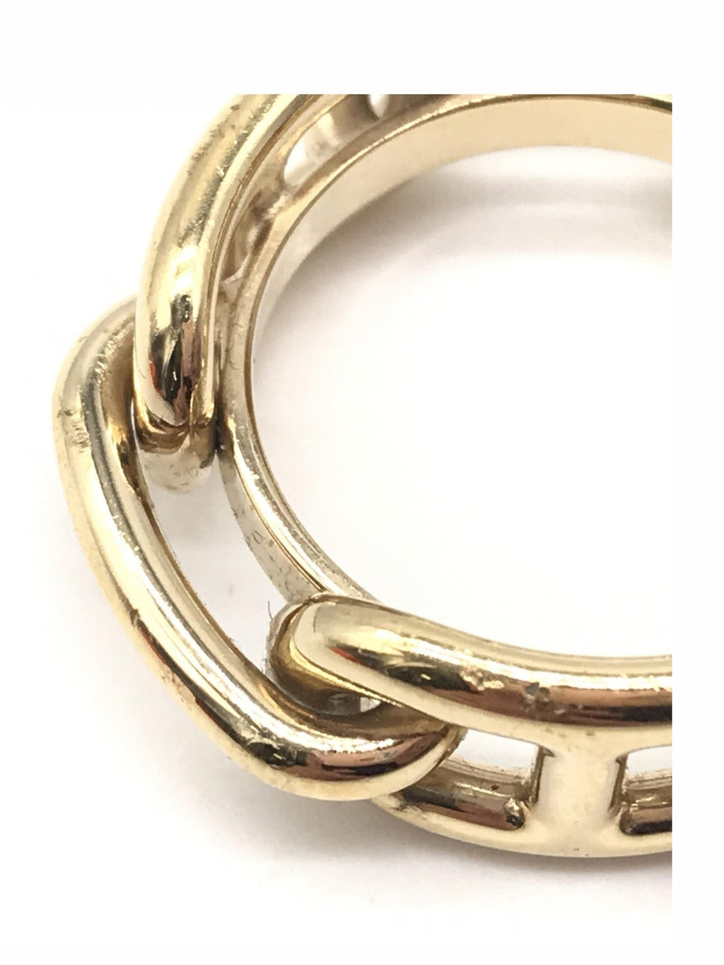 Hermès Gold-Plated Scarf Ring Accessory