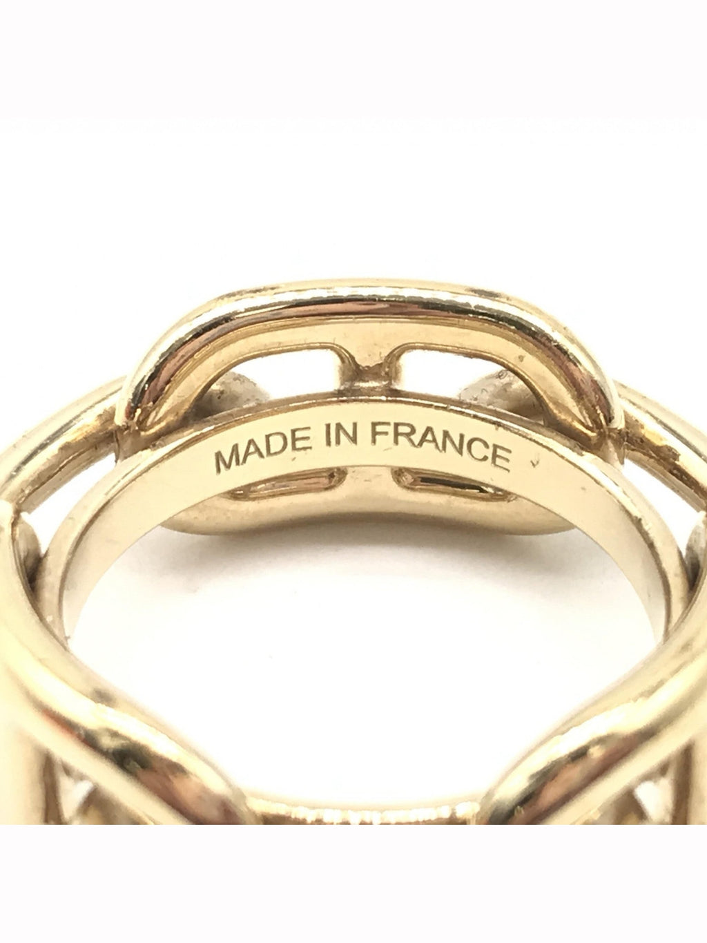 Hermès Gold-Plated Scarf Ring Accessory