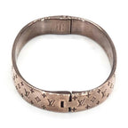 Louis Vuitton Nanogram Cuff Bangle/Plated