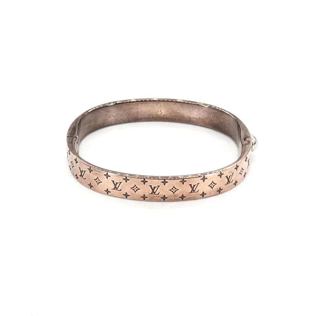 Louis Vuitton Nanogram Cuff Bangle/Plated