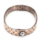 Louis Vuitton Nanogram Cuff Bangle/Plated