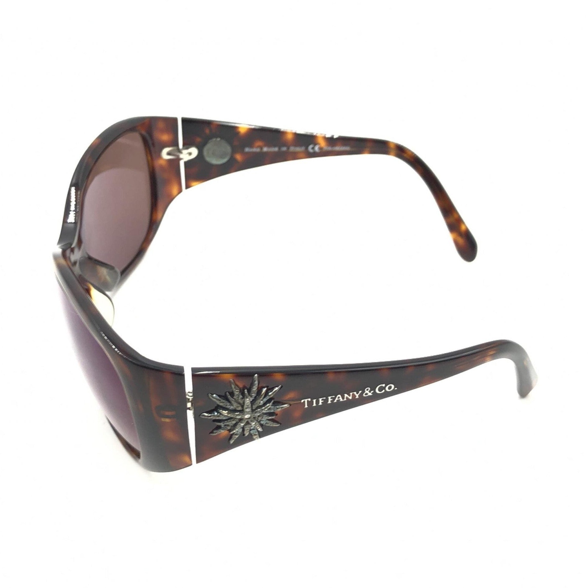 Tiffany & Co. Oval-Shaped Brown Sunglasses