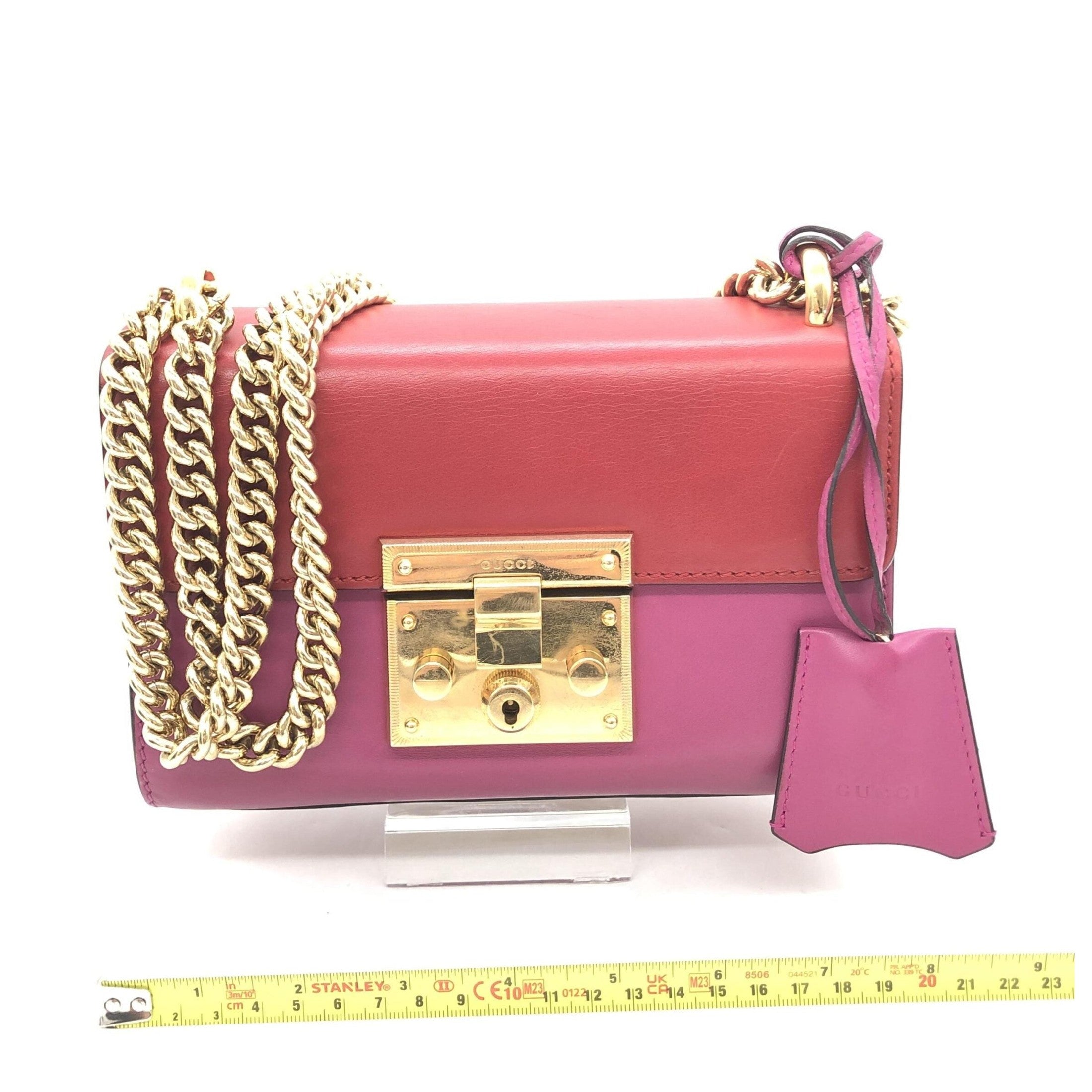 Gucci Padlock Crossbody Shoulder Bag In Pink