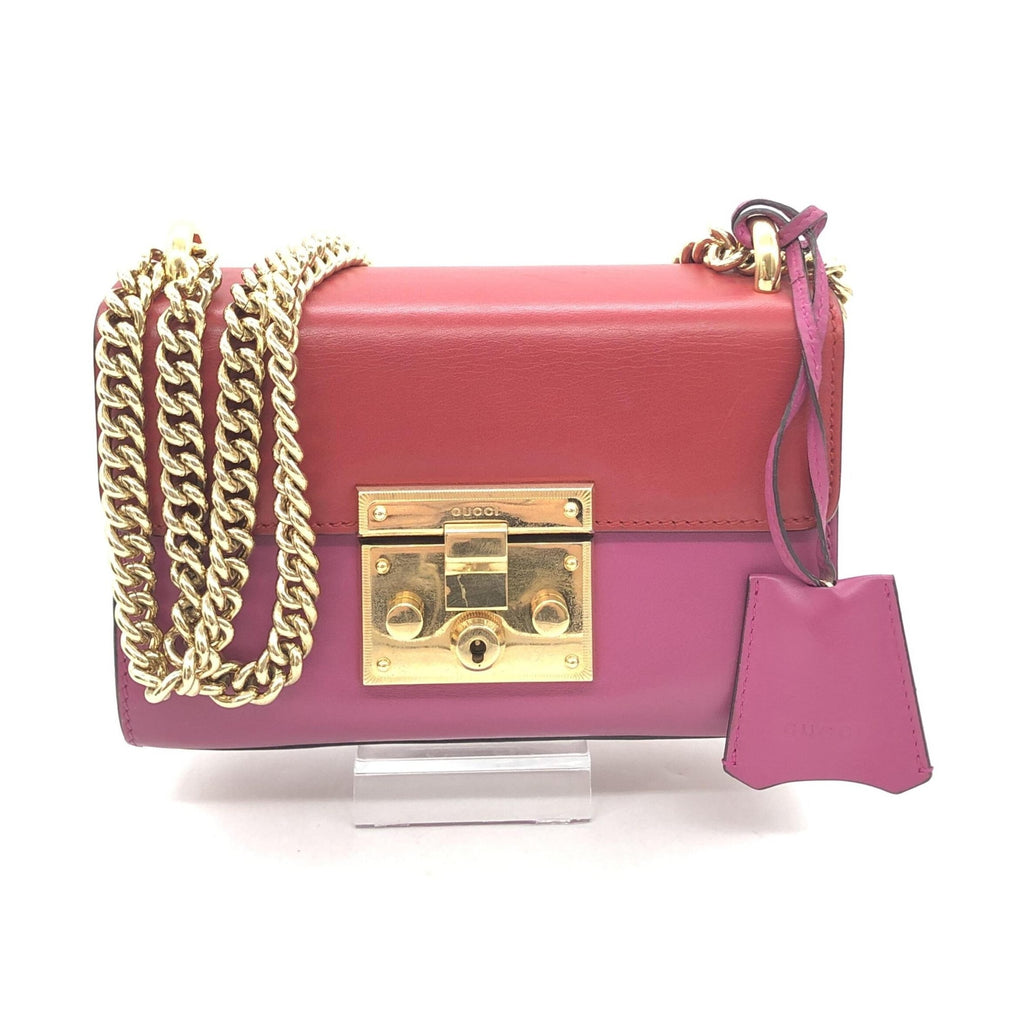 Gucci Padlock Crossbody Shoulder Bag In Pink