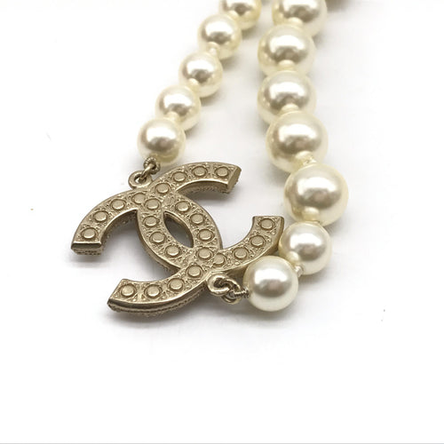 Chanel Pearl CC Necklace