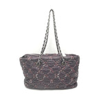 Chanel Paris-Byzance Chain Shoulder Bag Purple Nylon