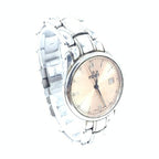Fendi Pink Champagne Dial Quartz Watch, Stainless Steel