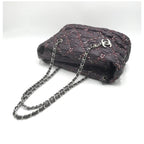 Chanel Paris-Byzance Chain Shoulder Bag Purple Nylon