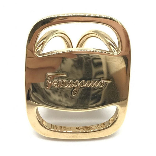 Salvatore Ferragamo PLEATS PLEASE Designer Scarf Ring