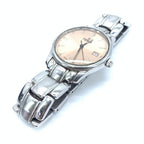 Fendi Pink Champagne Dial Quartz Watch, Stainless Steel