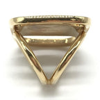 Salvatore Ferragamo PLEATS PLEASE Designer Scarf Ring