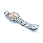 Fendi Pink Champagne Dial Quartz Watch, Stainless Steel