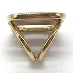 Salvatore Ferragamo PLEATS PLEASE Designer Scarf Ring