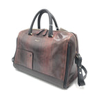 Bally Python Pattern 2WAY Boston Bag