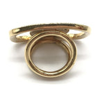 Salvatore Ferragamo PLEATS PLEASE Designer Scarf Ring