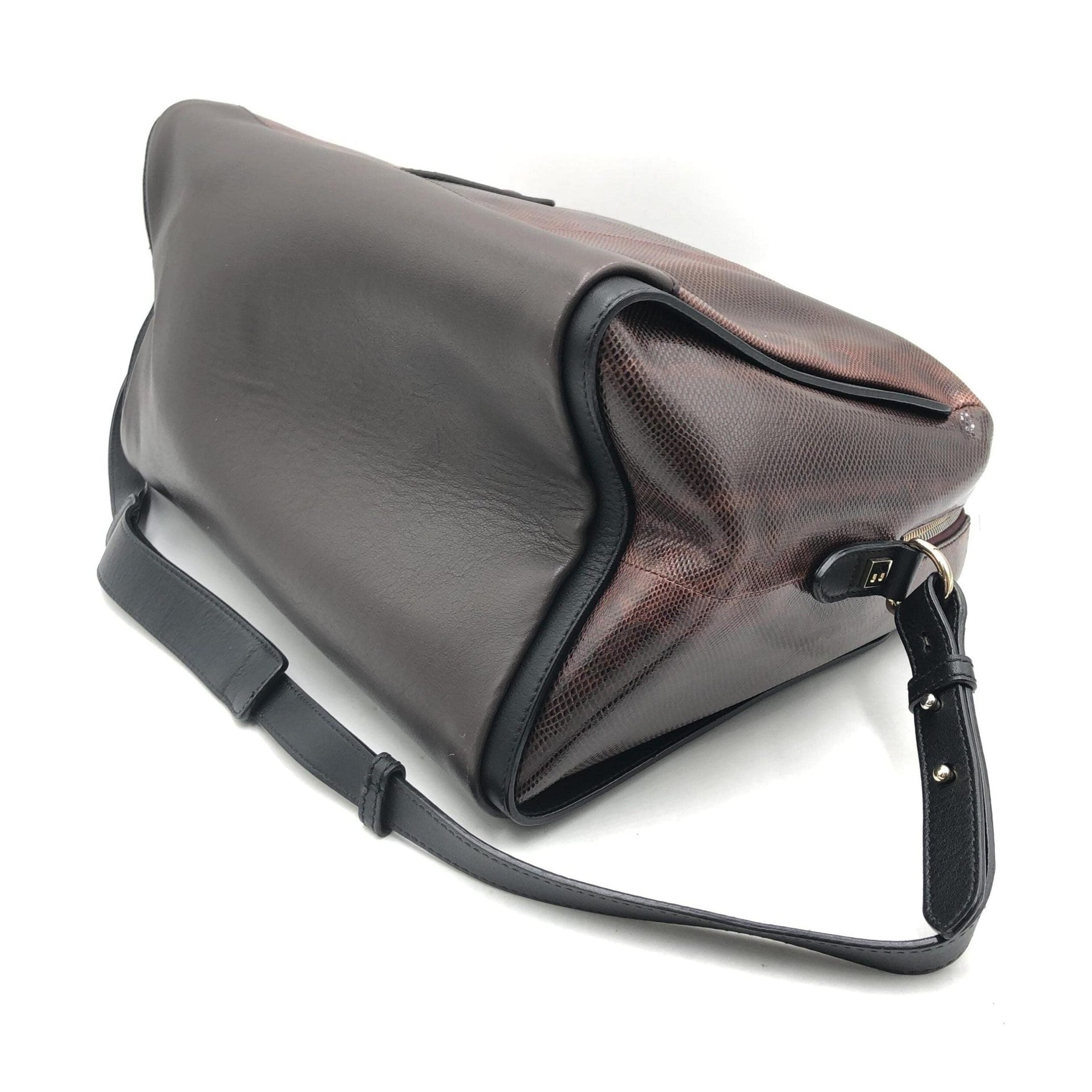 Bally Python Pattern 2WAY Boston Bag