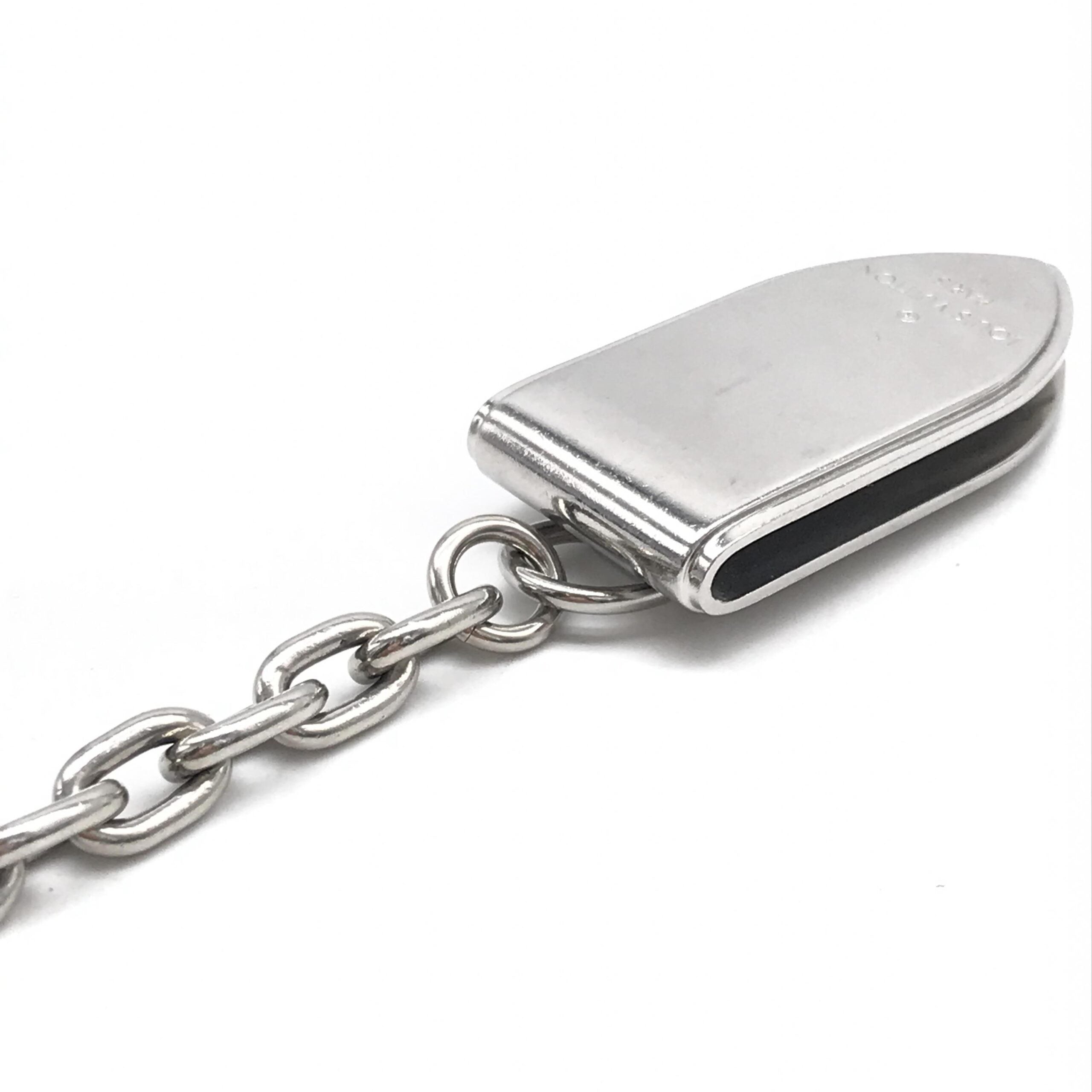 Louis Vuitton Silver Money Clip With Chain