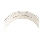 Louis Vuitton Silver-Tone Monogram Band Ring