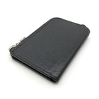 Louis Vuitton Taiga Zippy Coin Purse In Black