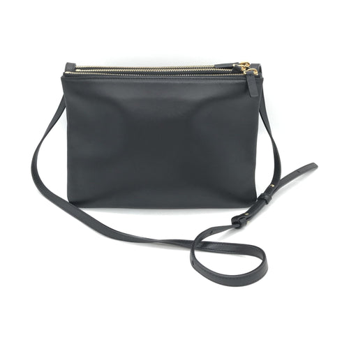 Celine Trio Black Leather Shoulder Bag