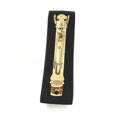 Salvatore Ferragamo Vara Hair Clip In Black